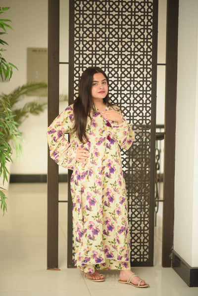 Petal – Garden Bloom Cream Kurta Set
