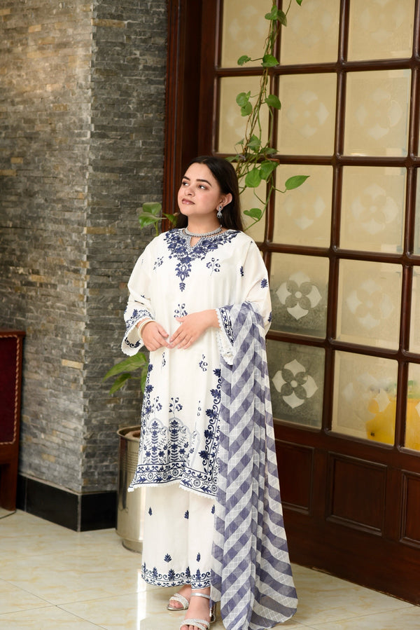 Grace - embroidered 3pcs set